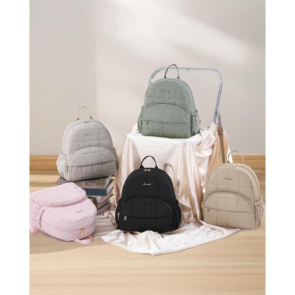 Fashionable Mini Puffer Backpack Purse - Featherlight Design & Water-Resistant - Picture 7 of 7